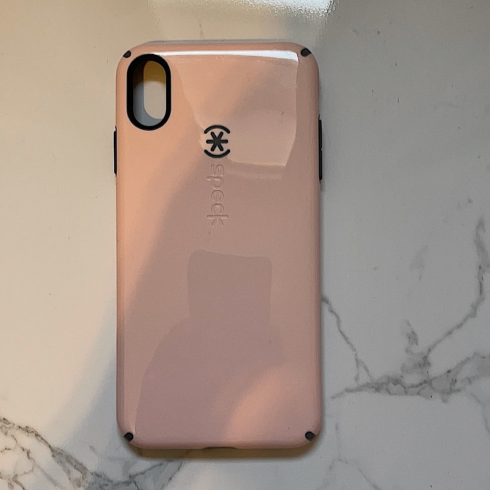speck candy shell iphone xs max case | light pink